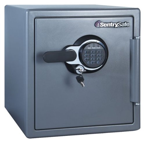  SentrySafe - 1.2 Cu. Ft. Electronic FIRE-SAFE - Black