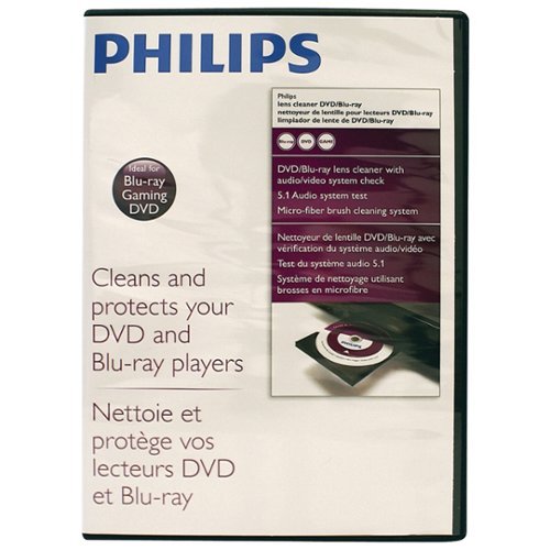  Philips - Laser Lens Cleaner - Gray