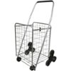 Helping Hand - 3-Wheel Stair-Climbing Folding Cart - Silver-Angle_Standard