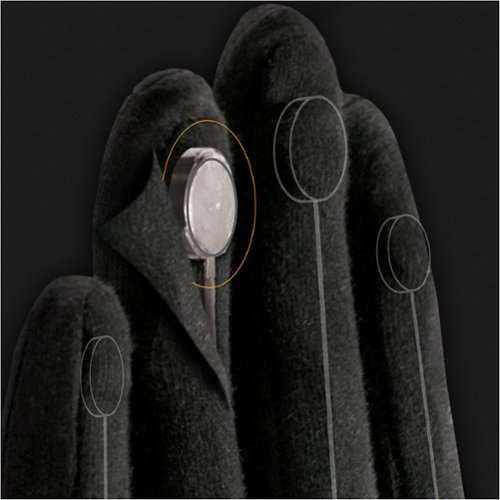 BROWNMED Vibration Therapy Glove Intellinetix Left and Right Hand Large - Black GLOBAL SHIPPING