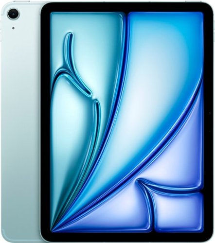 Apple - 11-inch iPad Air M3 chip Built for Apple Intelligence Wi-Fi + Cellular 1TB - Blue (AT&T)