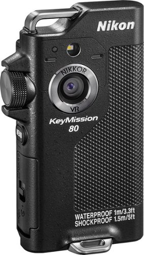  Nikon - KeyMission 80 HD Waterproof Action Camera - Black