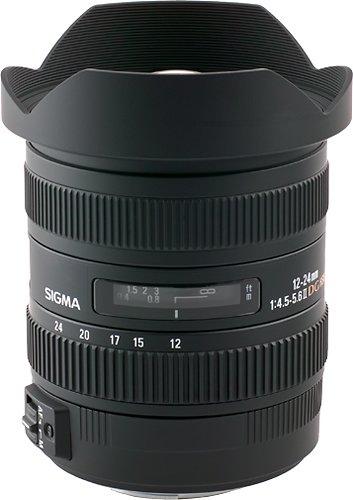  Sigma - 12-24mm f/4.5-5.6 DG HSM II Ultra-Wide Zoom Lens for Select Sony APS-C/Full-Frame DSLR Cameras - Black