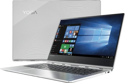  Lenovo - Yoga 910 with Glass Lid 2-in-1 14&quot; 4K Ultra HD Touch-Screen Laptop - Intel Core i7 - 16GB Memory - 512GB SSD - Silver