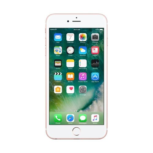 Apple - Pre-Owned (Excellent) iPhone 6s Plus 4G LTE 128GB Cell Phone (Unlocked) - Rose gold-Front_Standard 