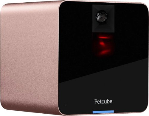 Petcube - Indoor 720p Wi-Fi Camera - Rose Gold-Front_Standard 
