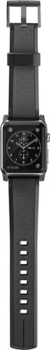  Nomad - Watch Strap for Apple Watch 42mm - Black with black lugs
