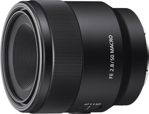 Sony - FE 50mm f/2.8 Macro Lens for E-mount Cameras - Black