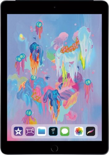 Apple - iPad 6th gen with Wi-Fi + Cellular - 32GB (AT&T) - Space Gray