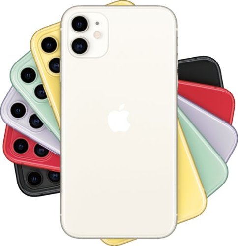 Apple - Geek Squad Certified Refurbished iPhone 11 128GB - White (Unlocked)