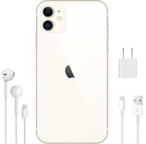 Apple iPhone 11 128GB White (Unlocked) MWKV2LL/A - Best Buy