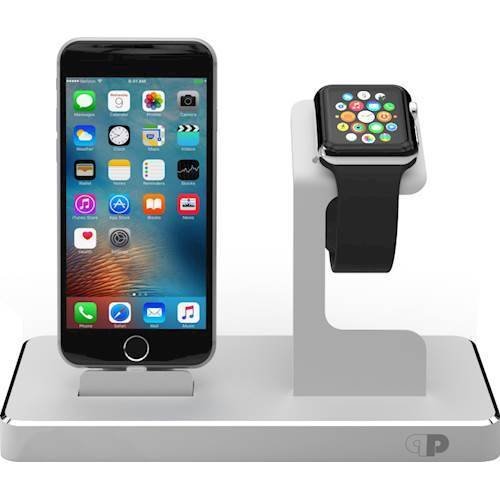  Press Play - One Dock Powerstation Dock for Apple iPhone/iPad/iPod &amp; Apple Watch - Silver