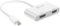 j5create - mini DisplayPort to Dual HDMI Adapter - White-Front_Standard