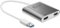j5create - USB 3.0 to Dual HDMI Multi-Monitor Adapter - Silver-Front_Standard