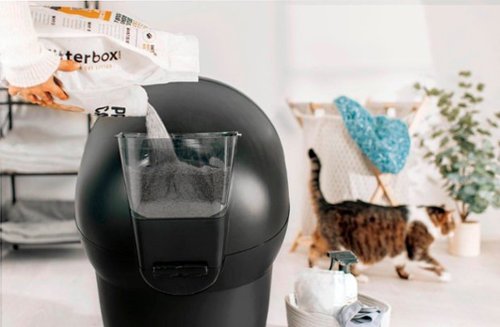 Whisker Litter Hopper - White WORLDWIDE DELIVERY
