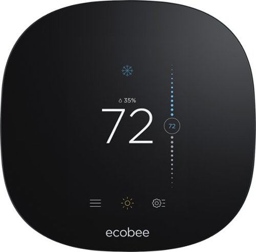  ecobee - ecobee3 lite Smarter Wi-Fi Thermostat - Black