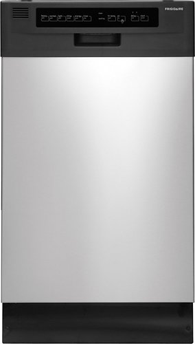  Frigidaire - 18&quot; Built-In Dishwasher with Stainless-Steel Tub - Stainless Steel