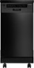 Frigidaire - 18" Portable Dishwasher - Black-Front_Standard
