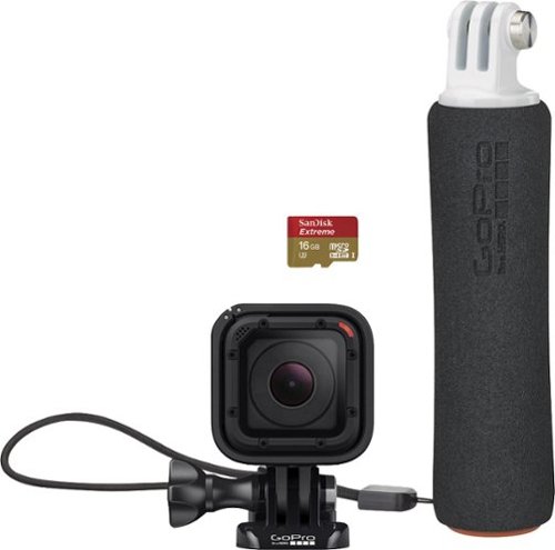  GoPro - HERO Session HD Waterproof Action Camera Handler Bundle - Black