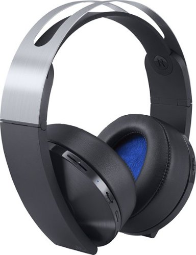  Sony - Platinum Wireless 7.1 Virtual Surround Sound Gaming Headset for PlayStation 4 - Black