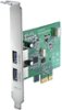 Insignia™ - 2-Port USB 3.0 PCI Express Interface Card - Silver-Front_Standard