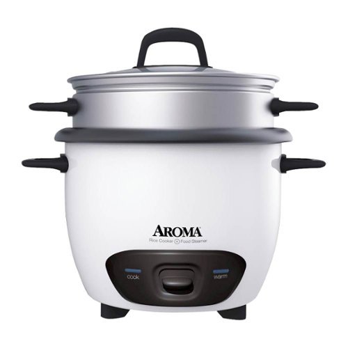  AROMA - 14-Cup Rice Cooker - White
