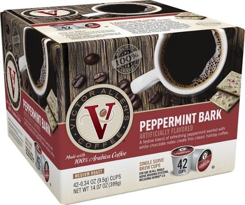  Victor Allen's - Peppermint Bark Coffee Pods (42-Pack)