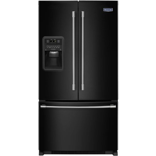  Maytag - 21.7 Cu. Ft. French Door Refrigerator - Black on Black