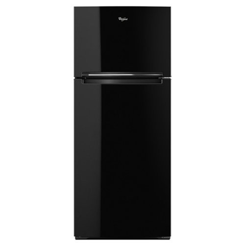 Whirlpool - 17.7 Cu. Ft. Top-Freezer Refrigerator - Black