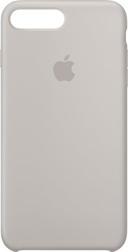 Apple - iPhone® 7 Plus Silicone Case - Stone-Front_Standard 