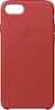 Apple - iPhone® 7 Leather Case - Red-Front_Standard