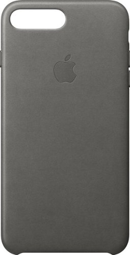  Apple - iPhone® 7 Plus Leather Case - Storm Gray