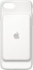 Apple - iPhone® 7 Smart Battery Case - White-Front_Standard