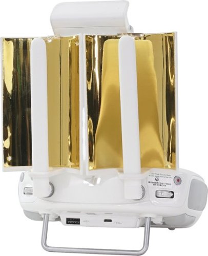  PolarPro - RangeBooster for Select DJI Drone Remotes - White/Gold