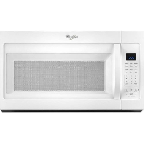  Whirlpool - 1.9 Cu. Ft. Over-the-Range Microwave with Sensor Cooking - White