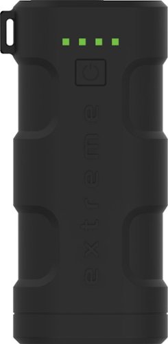  Tzumi - Extreme PocketJuice 4000 mAh Portable Charger for Most USB-Enabled Devices - Black
