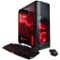 CyberPowerPC - Gamer Xtreme Desktop - Intel Core i7 - 8GB Memory - NVIDIA GeForce GTX 1070 - 1TB Hard Drive - Black/Red-Angle_Standard
