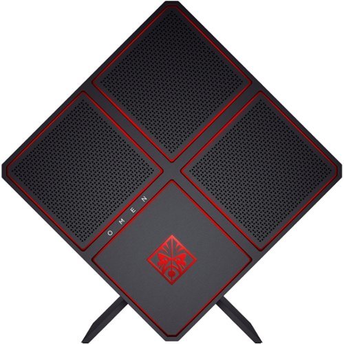 OMEN X by HP Desktop - Intel Core i7 - 8GB Memory - AMD Radeon RX 480 - 256GB Solid State Drive + 2TB Hard Drive - Jet black-Front_Standard 