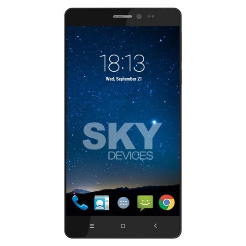 SKY Devices - Platinum 6.0+ 4G with 8GB Memory Cell Phone (Unlocked) - Dark Grey-Front_Standard 