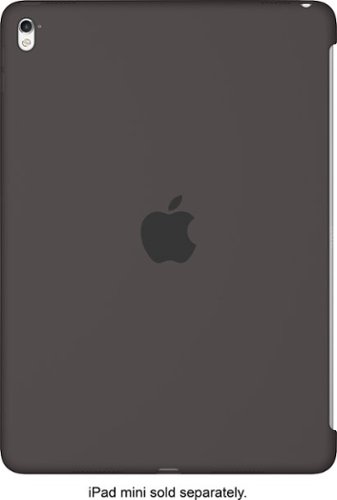 Apple - Silicone Cover for 9.7-inch iPad Pro - Cocoa-Front_Standard 