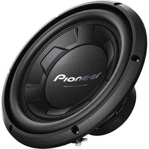 Pioneer - 10" Single-Voice-Coil 4-Ohm Subwoofer - Black-Front_Standard 