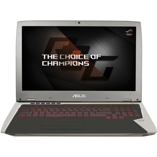 ASUS - ROG G701VI 17.3" Laptop - Intel Core i7 - 32GB Memory - NVIDIA GeForce GTX 1080 - 512GB Solid State Drive - Gray, Silver, Metal-Front_Standard 