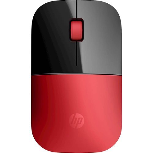  HP - Z3700 Wireless Blue LED Mouse - Red