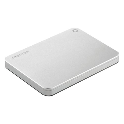  Toshiba - Canvio Premium 2TB External USB 3.0 Portable Hard Drive - Silver