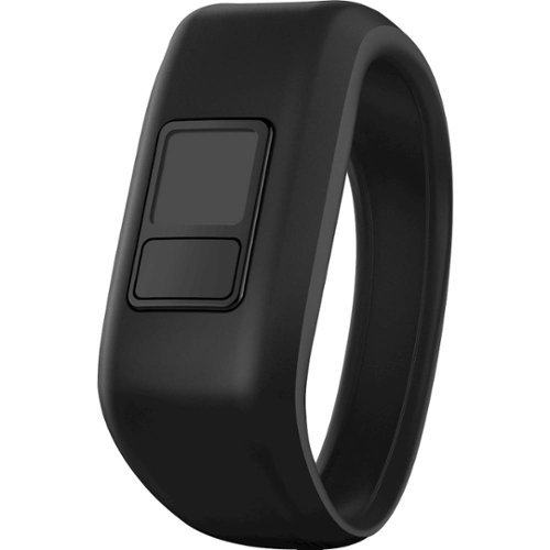 Band for Garmin vivofit jr. (XL-size) - Black-Left_Standard 