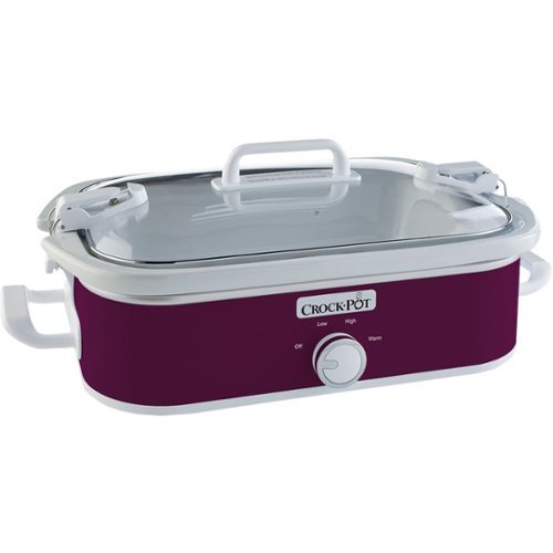 Crock-Pot - 3.5-Quart Slow Cooker - Cranberry-Angle_Standard 