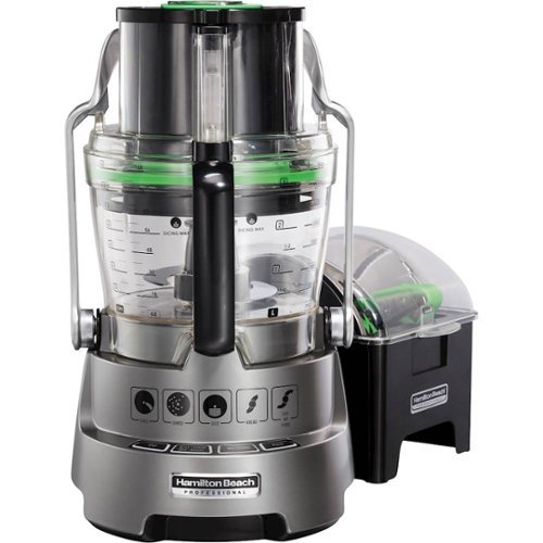 Hamilton Beach - Professional 14-Cup Food Processor - Gray-Front_Standard 