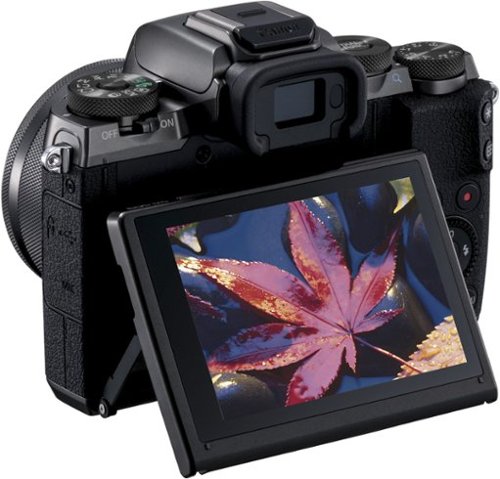 Canon EOS M5 Mirrorless Camera with EF-M 15-45mm Zoom Lens - Black BUY IN EUROPE