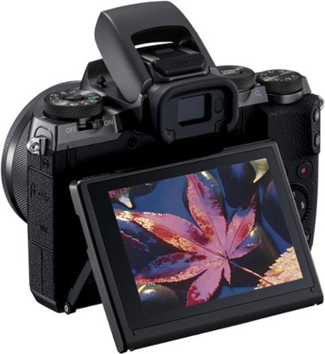 Canon EOS M5 Mirrorless Camera with EF-M 15-45mm Zoom Lens - Black BUY IN MIDDLE EAST