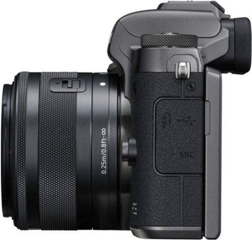 Canon EOS M5 Mirrorless Camera with EF-M 15-45mm Zoom Lens - Black WORLDWIDE DELIVERY